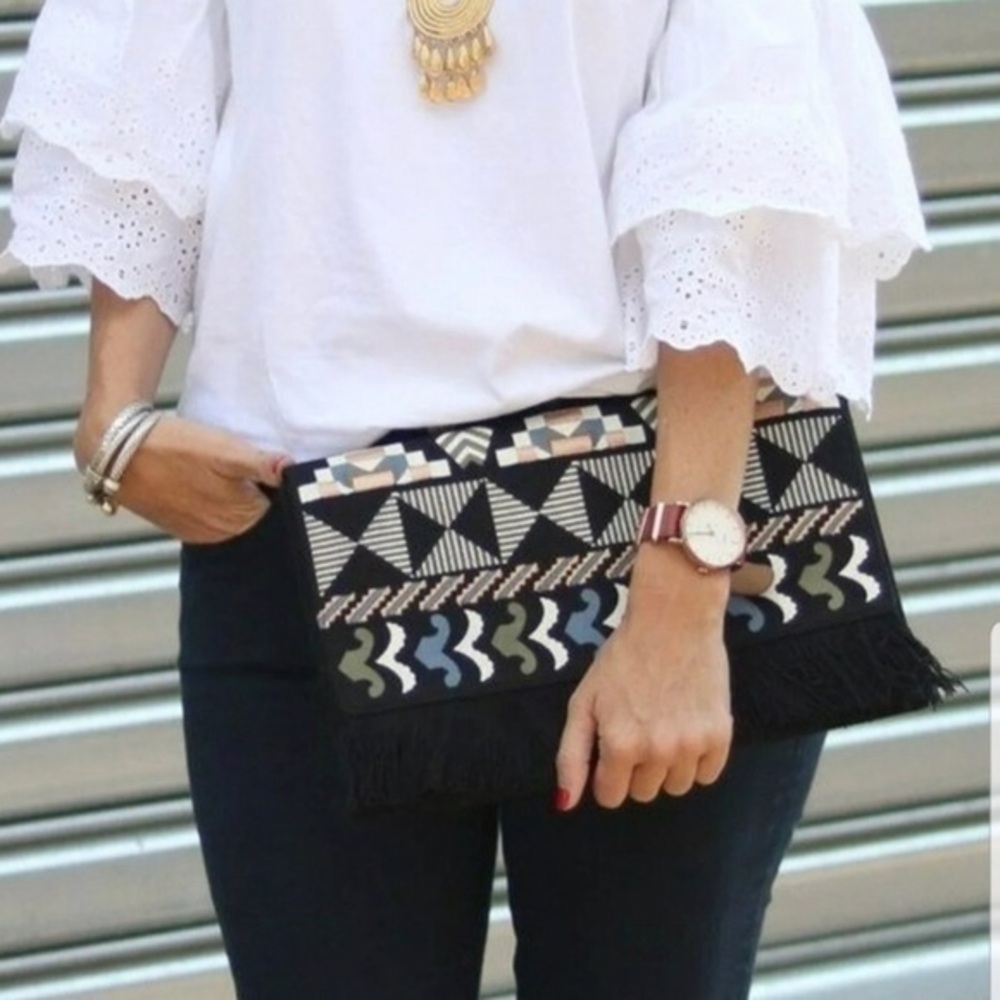 Stella & Dot Taj large clutch.